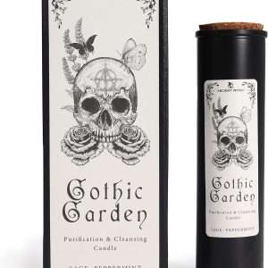 Gothic Garden Ritual Candle - Sage & Peppermint